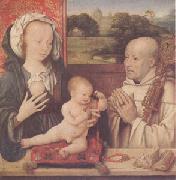 CLEVE, Joos van The Virgin and Child with a Dominican (mk05) Spain oil painting artist
